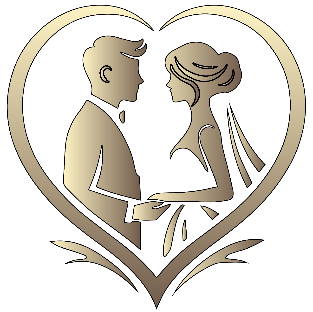 One Heart Wedding Films logo